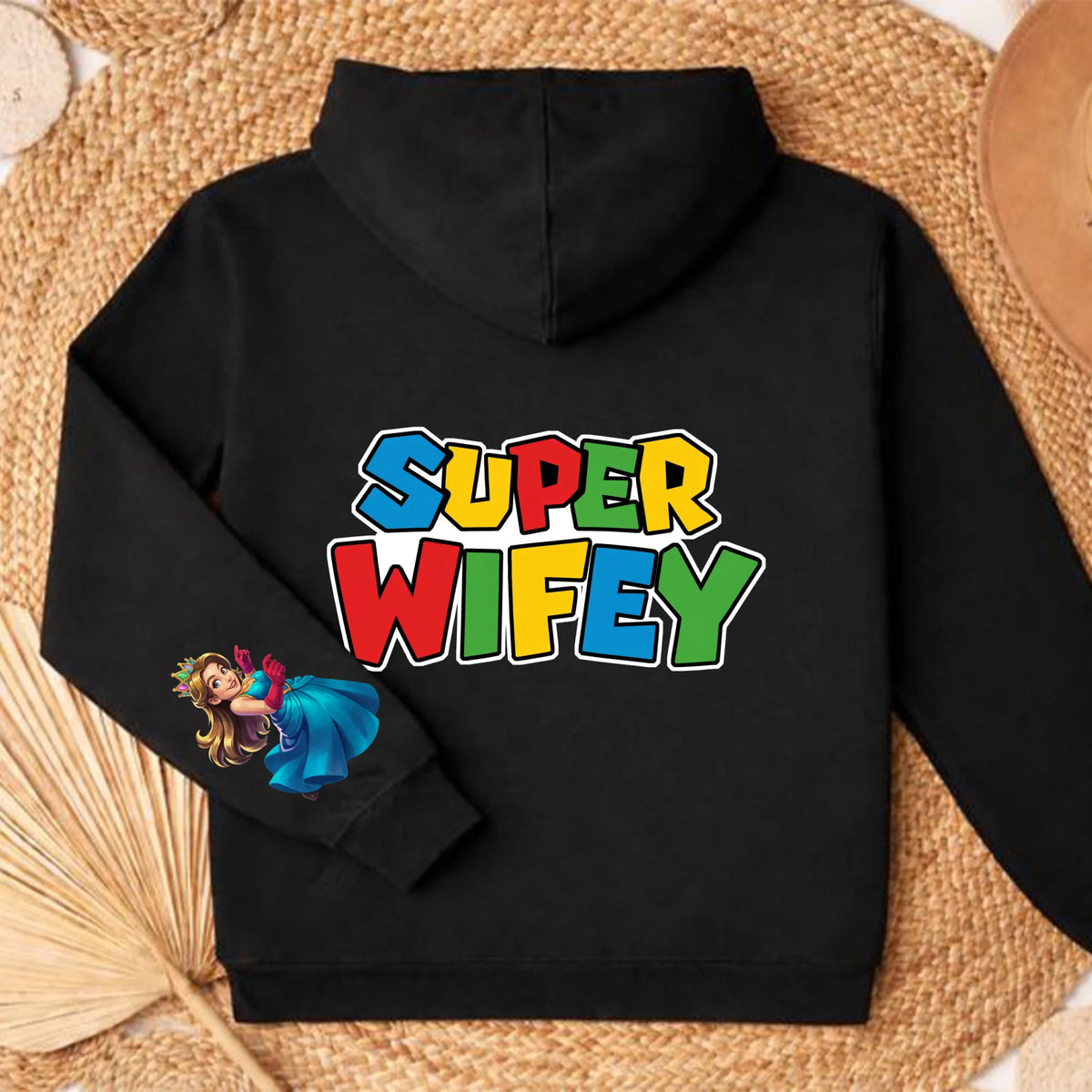 mockup hoodie black