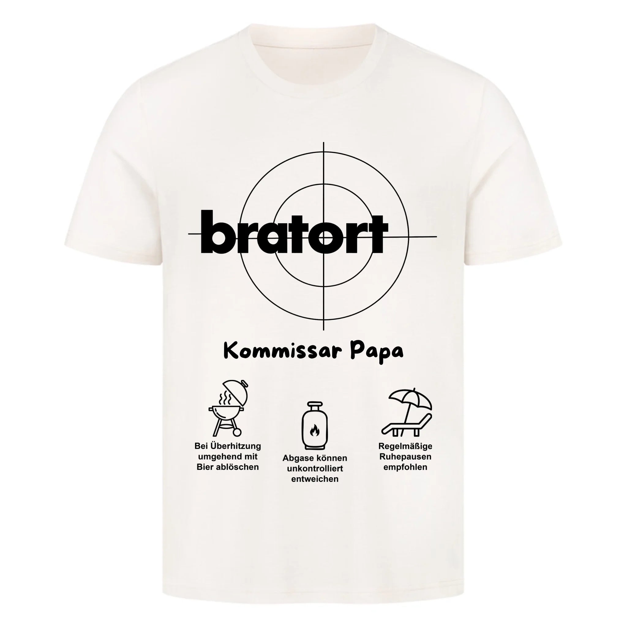 BRATORT KOMMISSAR - Presonalisierbares T-Shirt