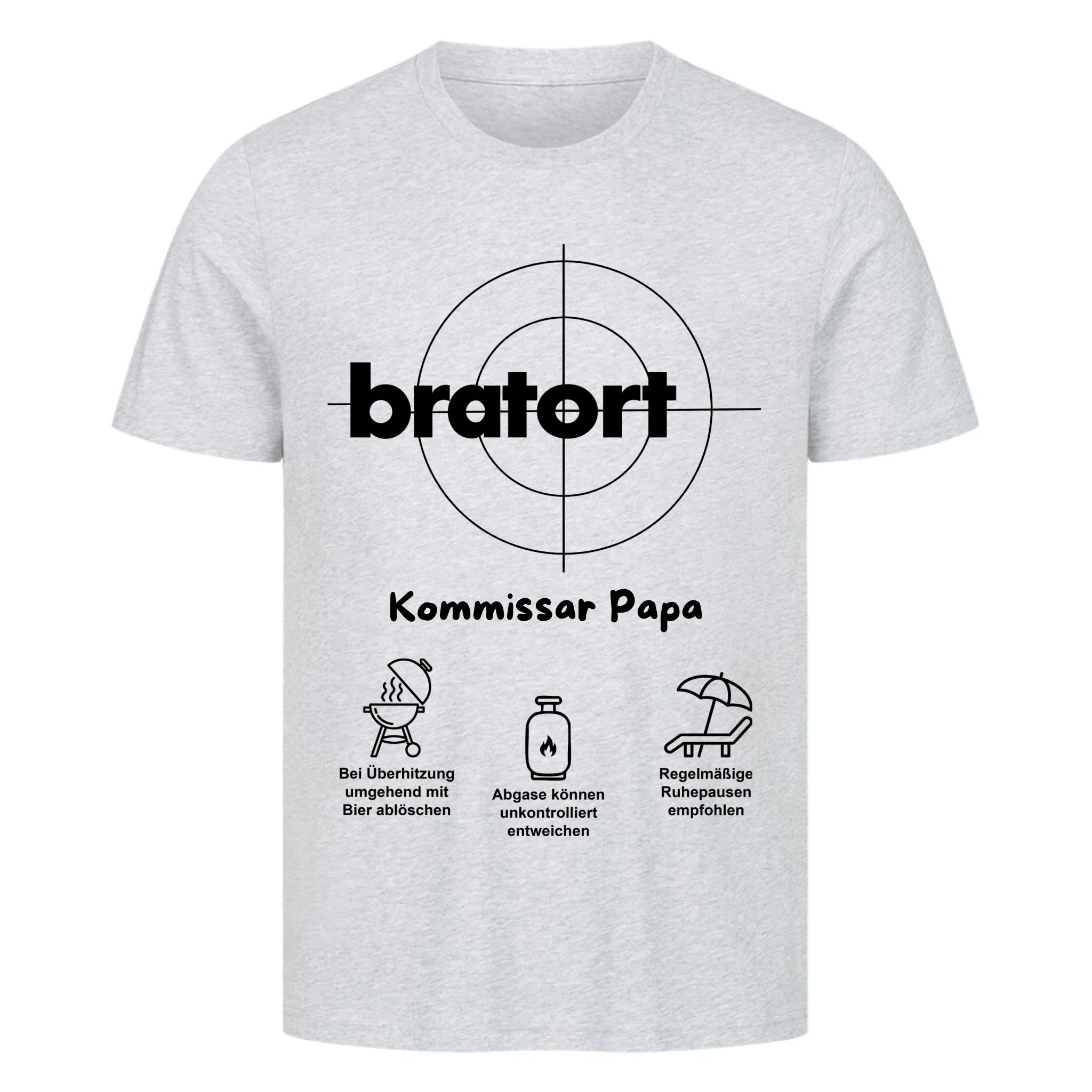 BRATORT KOMMISSAR - Presonalisierbares T-Shirt