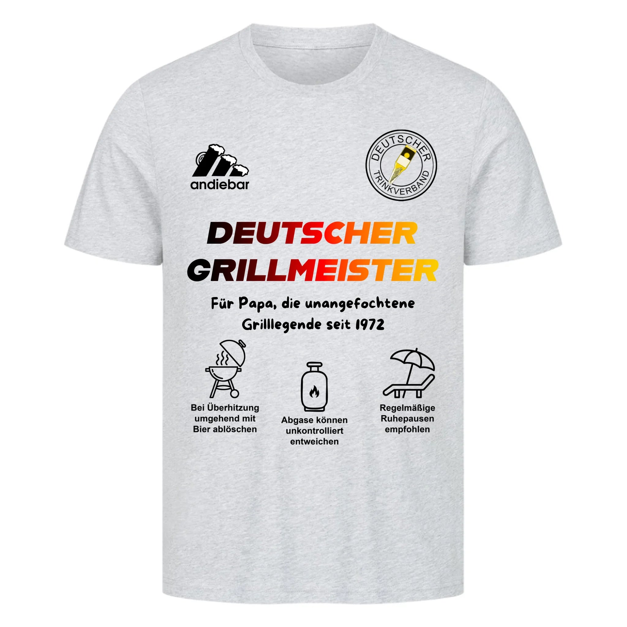 DEUTSCHER GRILLMEISTER - Personalisierbares T-Shirt