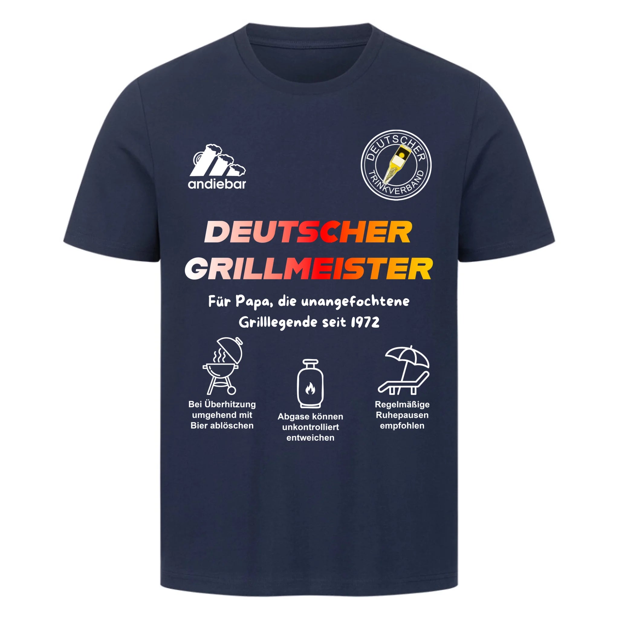 DEUTSCHER GRILLMEISTER - Personalisierbares T-Shirt