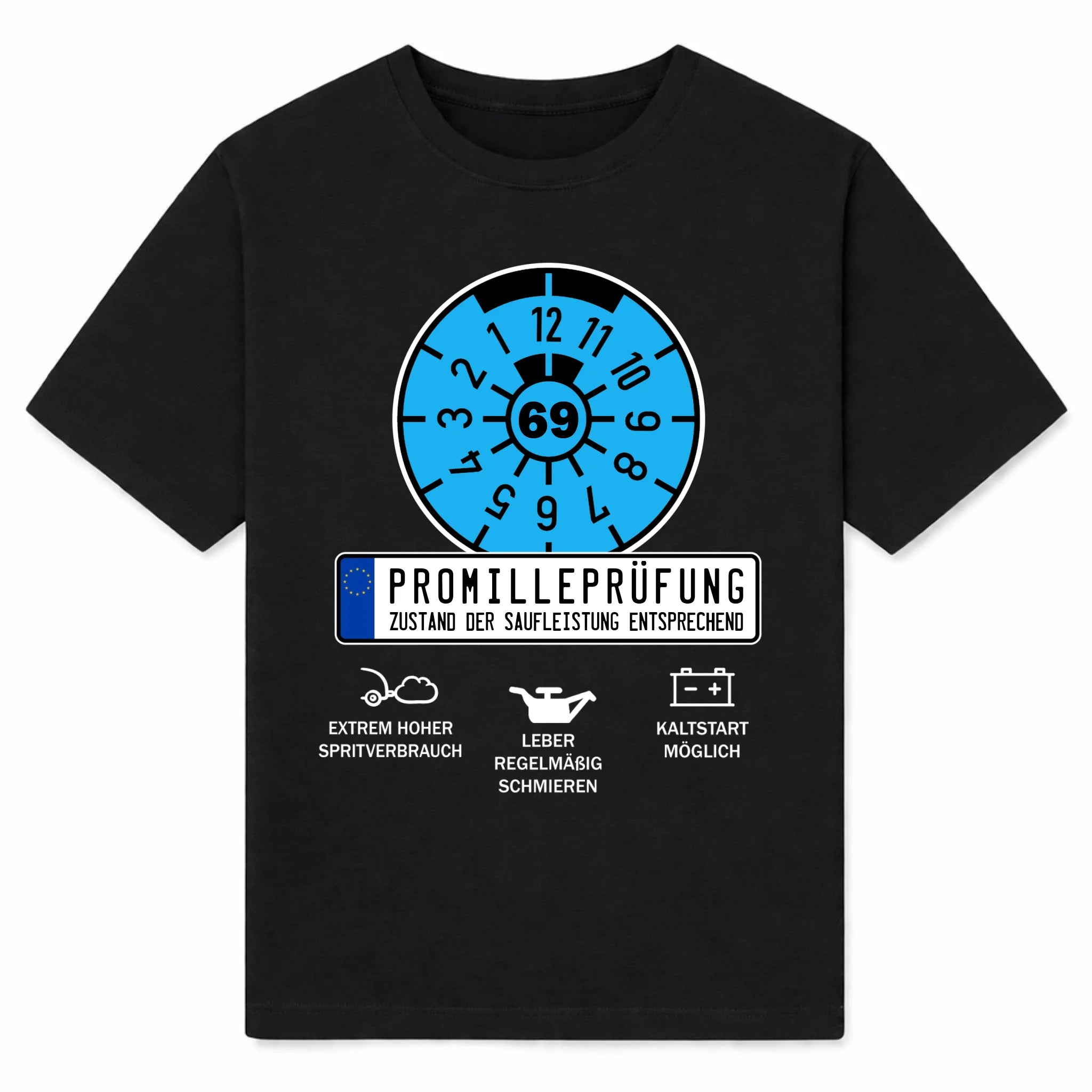 shirt black front