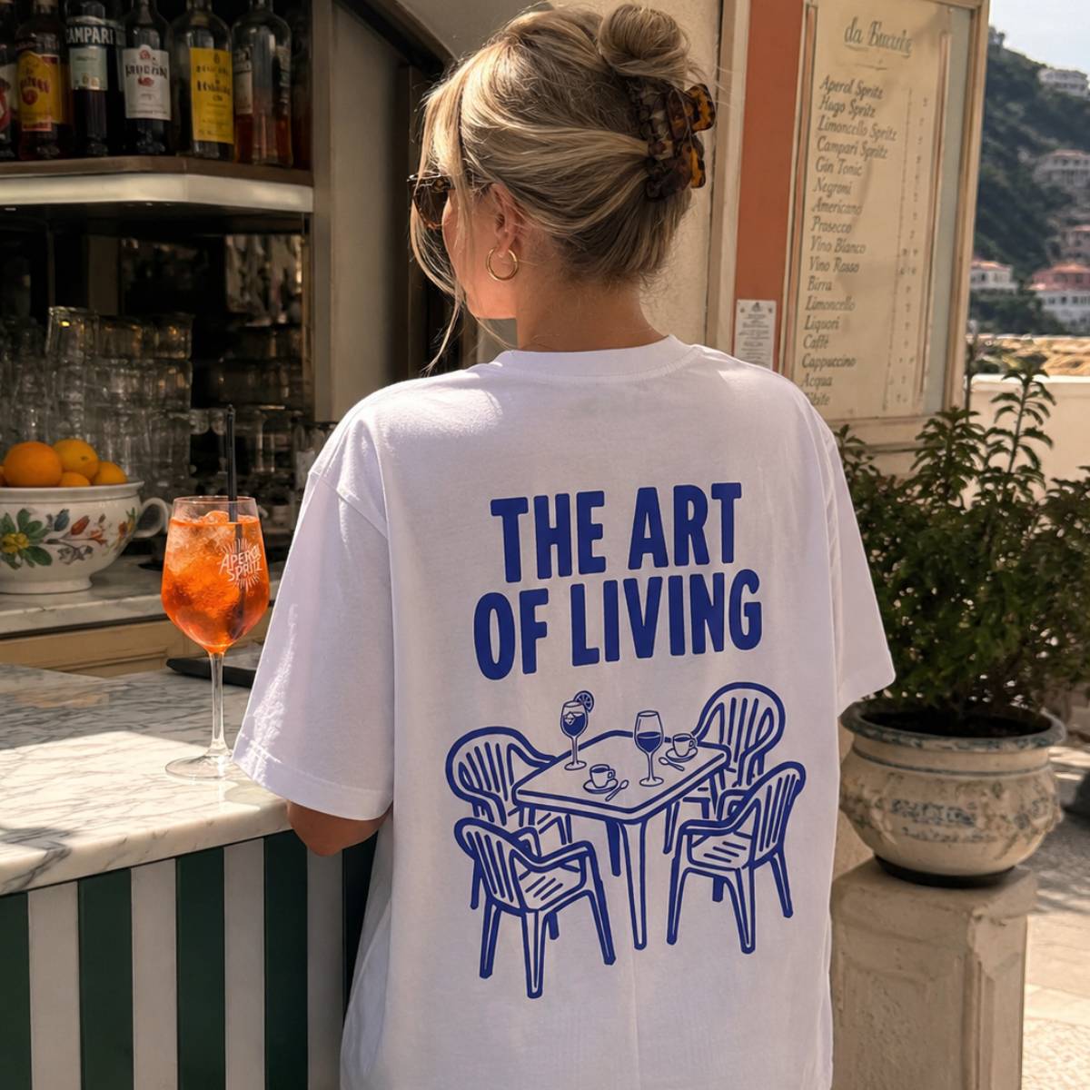 ART OF LIVING - Premium T-Shirt Backprint