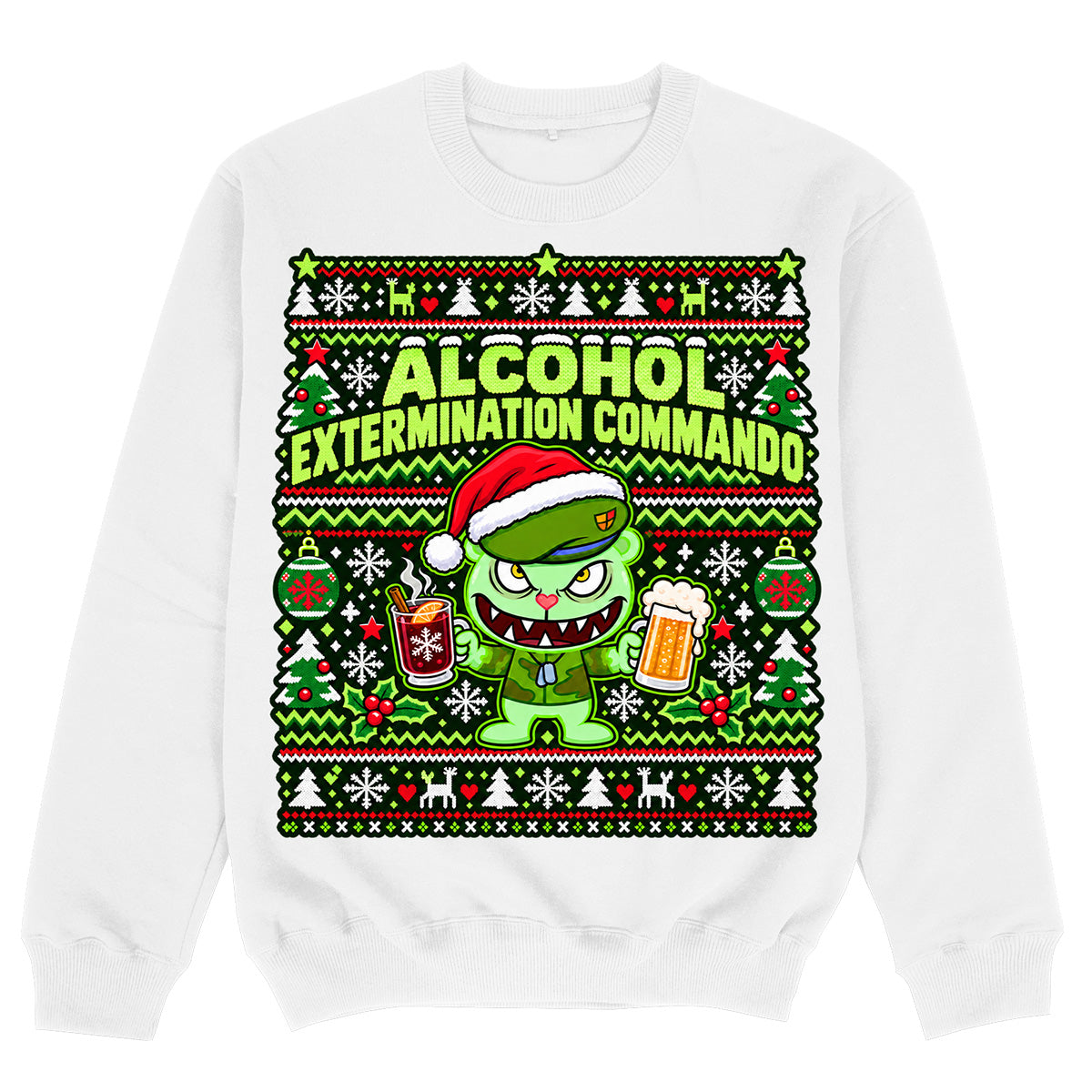 ALCOHOL COMMANDO - Premium Sweater