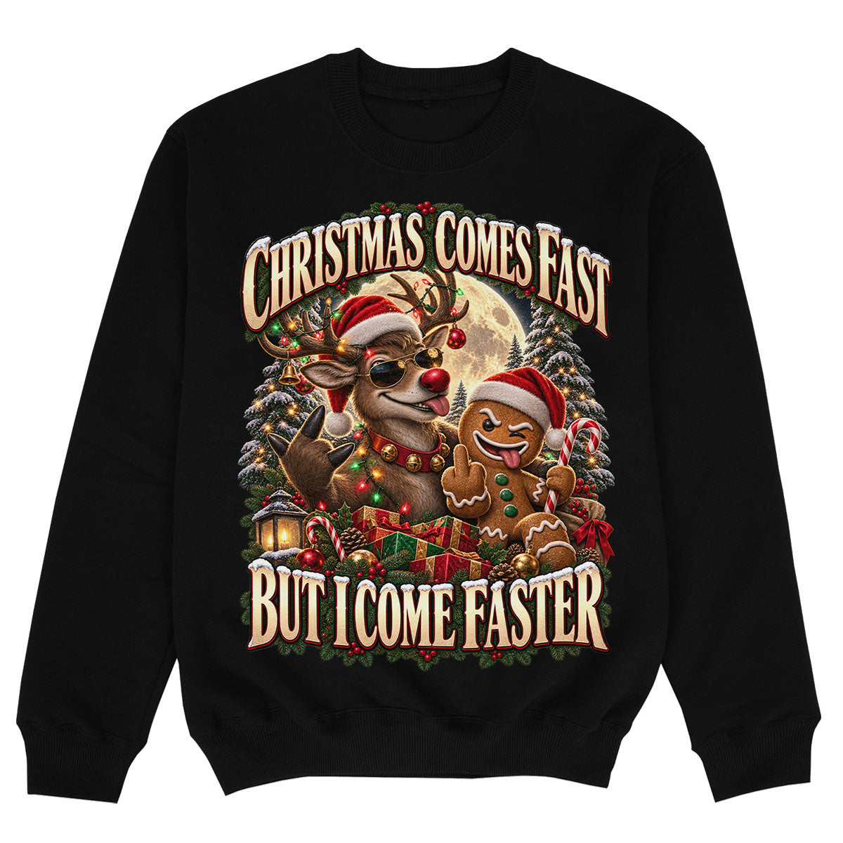 CHRISTMAS COMES FAST - Premium Sweater