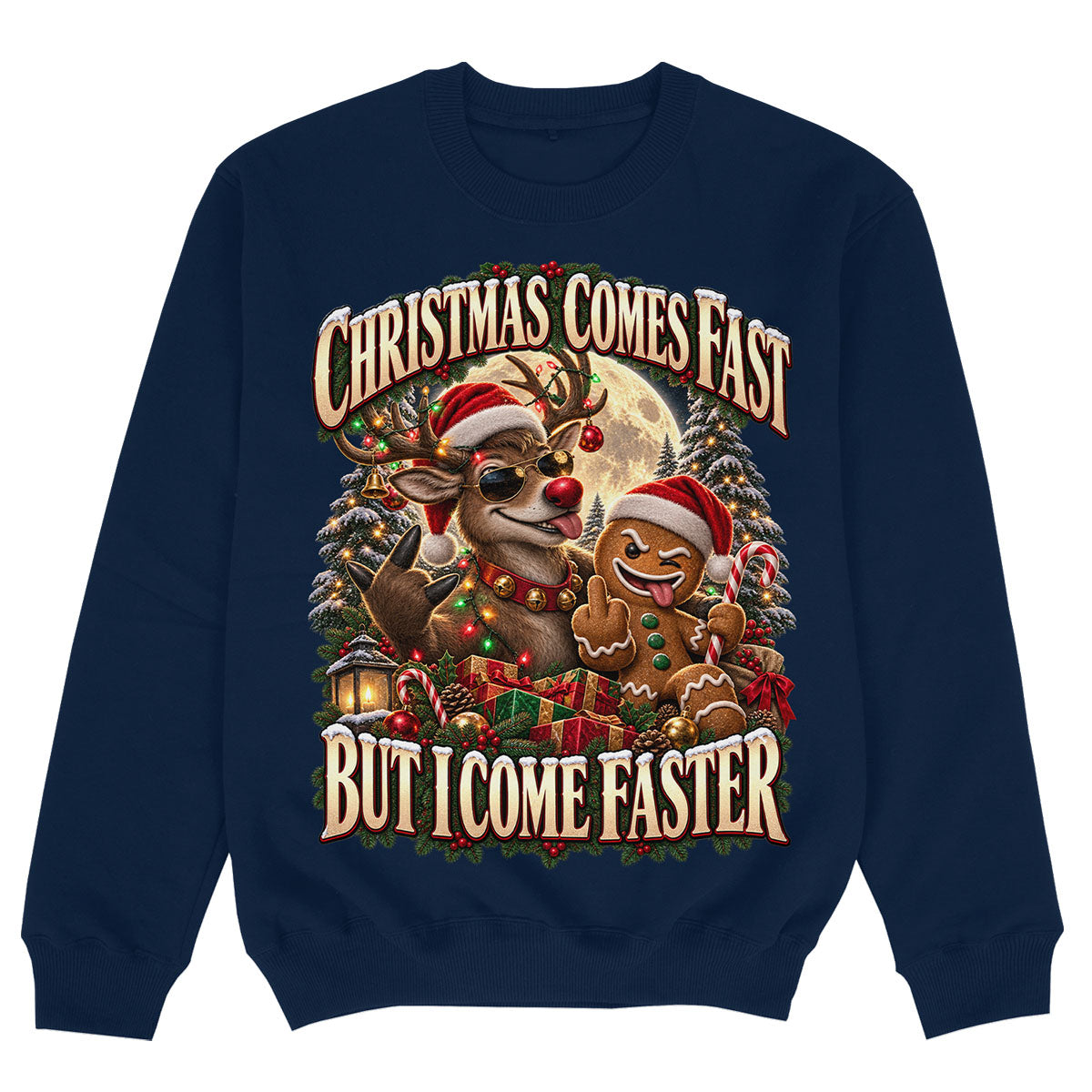CHRISTMAS COMES FAST - Premium Sweater