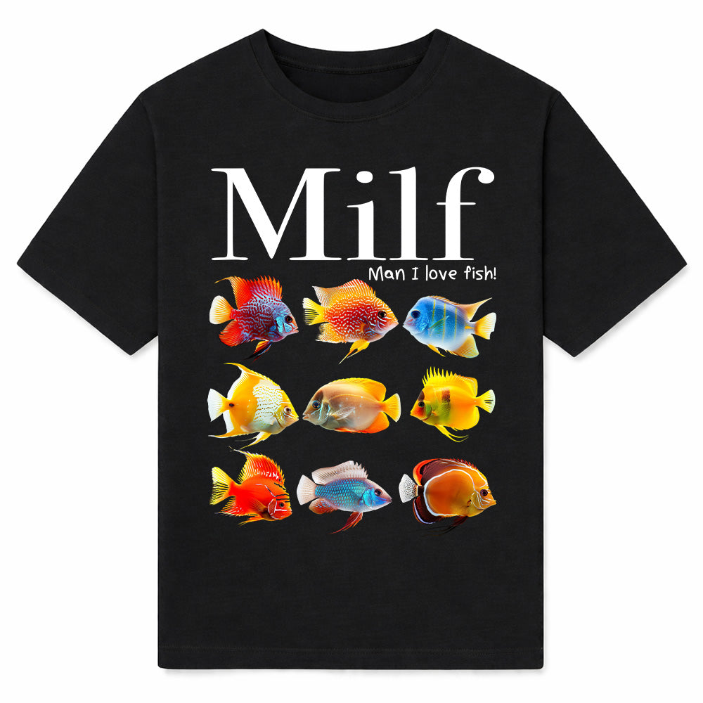 MAN I LOVE FISH - Premium T-Shirt Unisex