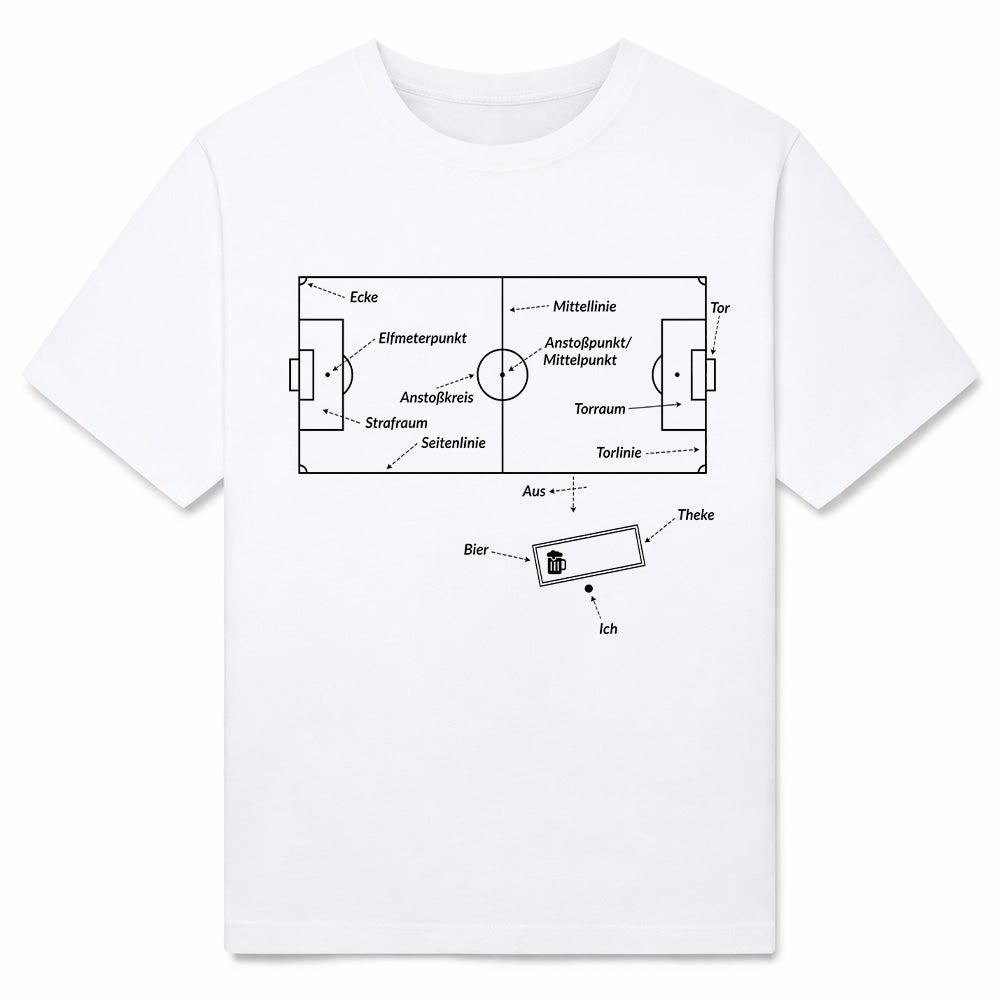 SPIELFELD ERKLÄRUNG - Premium T-Shirt Unisex