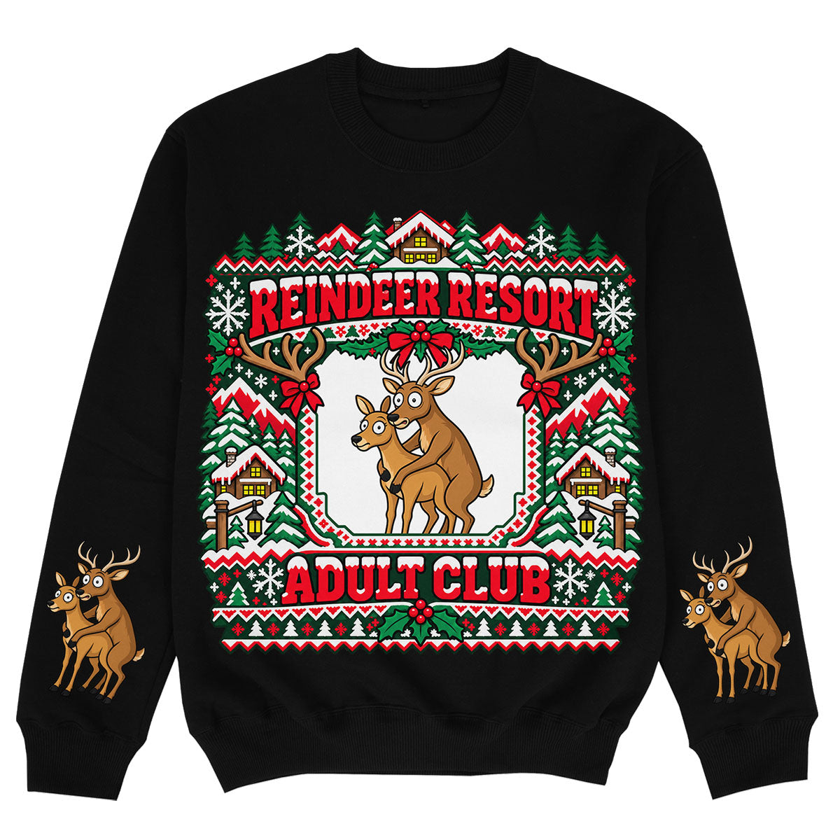 REINDEER RESORT - Premium Sweater