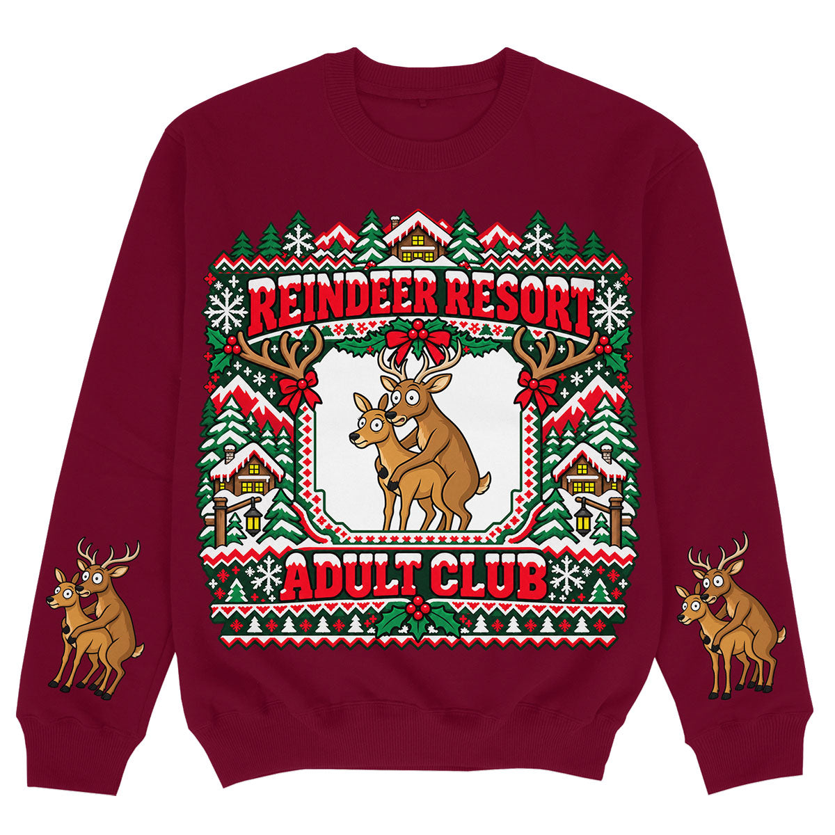 REINDEER RESORT - Premium Sweater
