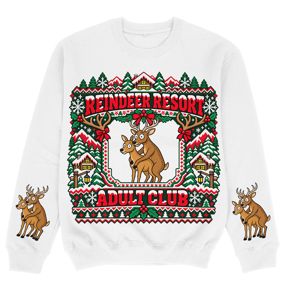 REINDEER RESORT - Premium Sweater