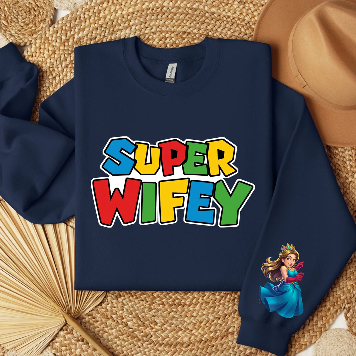 sweater folded navy