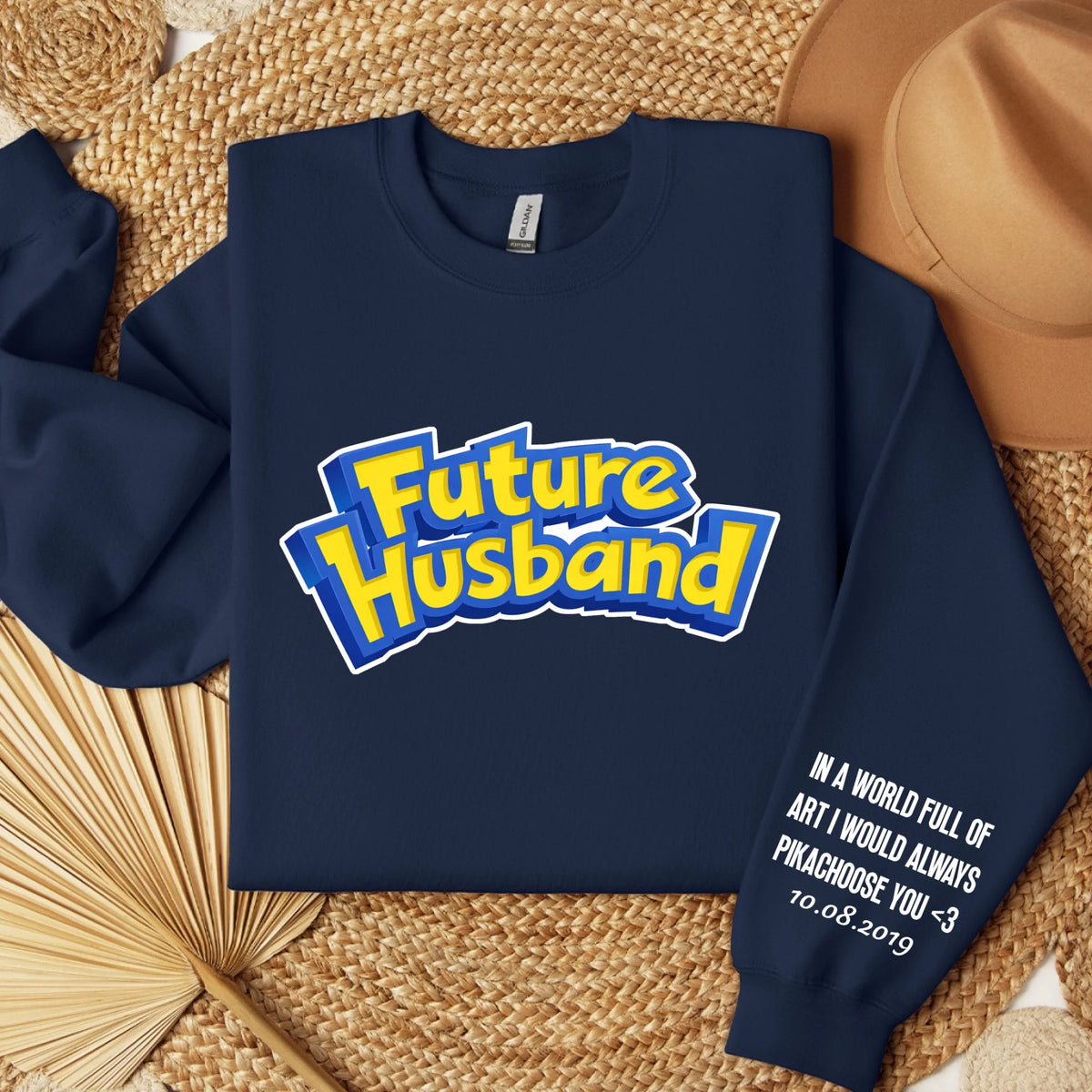 sweater folded navy