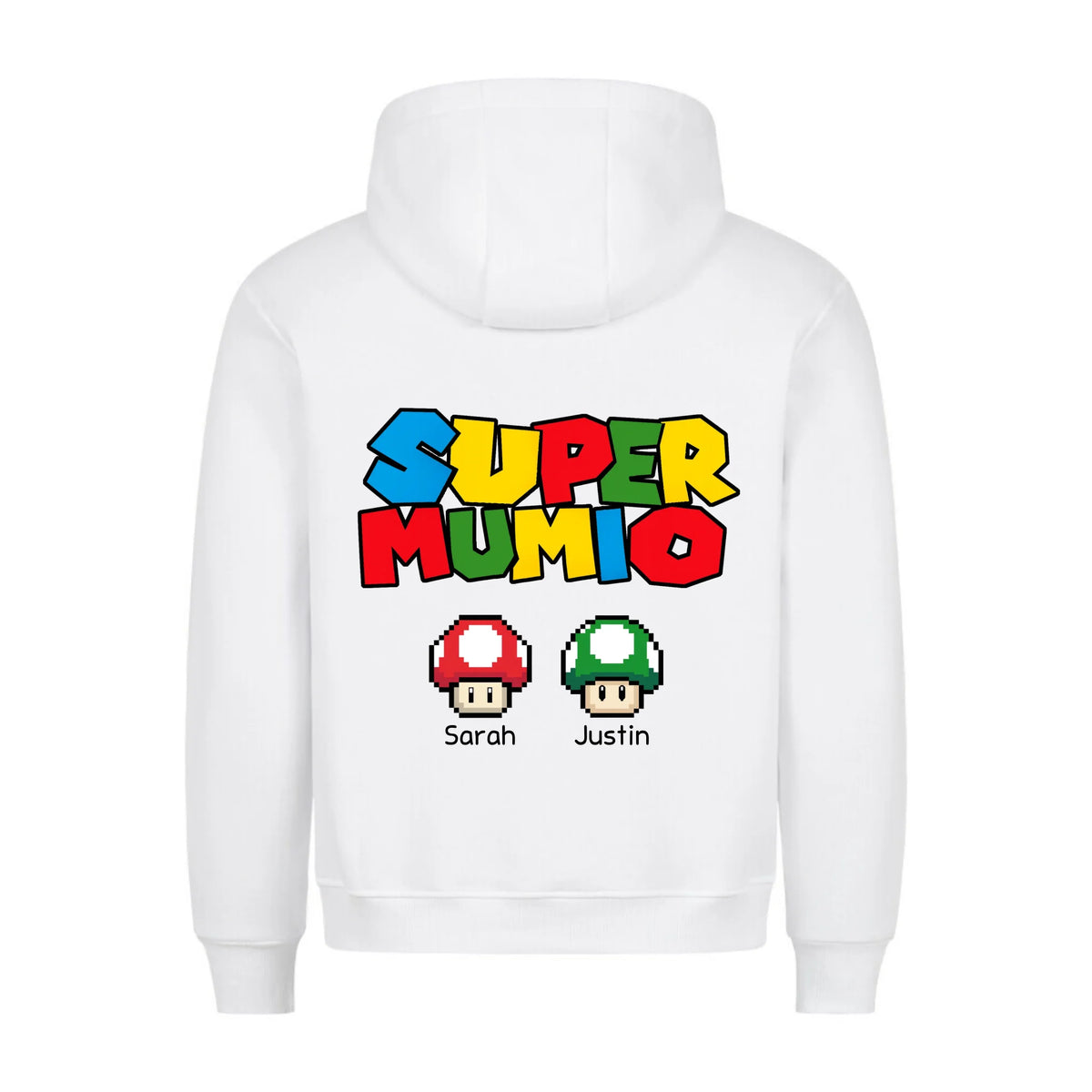 SUPER MUMIO – Personalized Backprint Hoodie