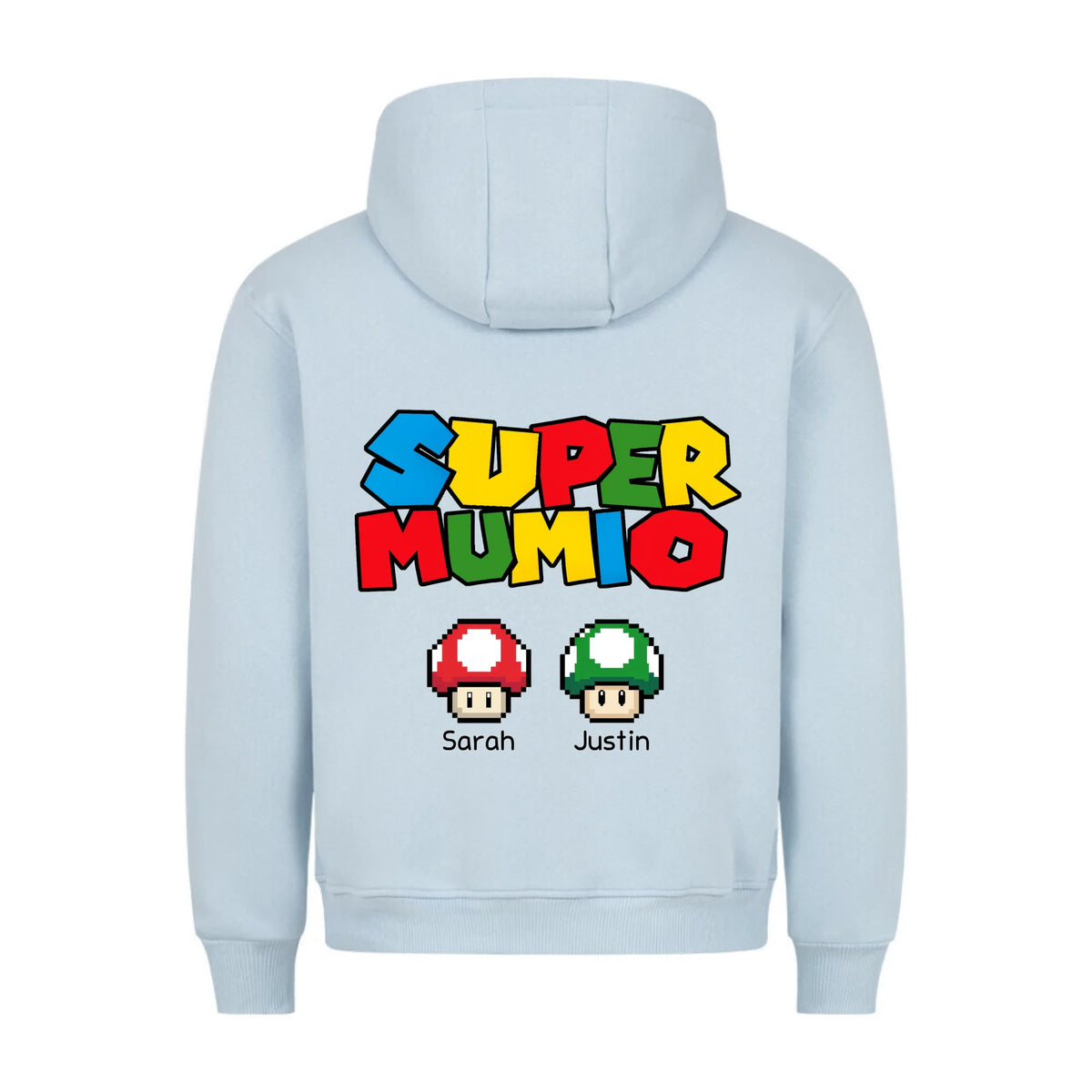 SUPER MUMIO – Personalized Backprint Hoodie