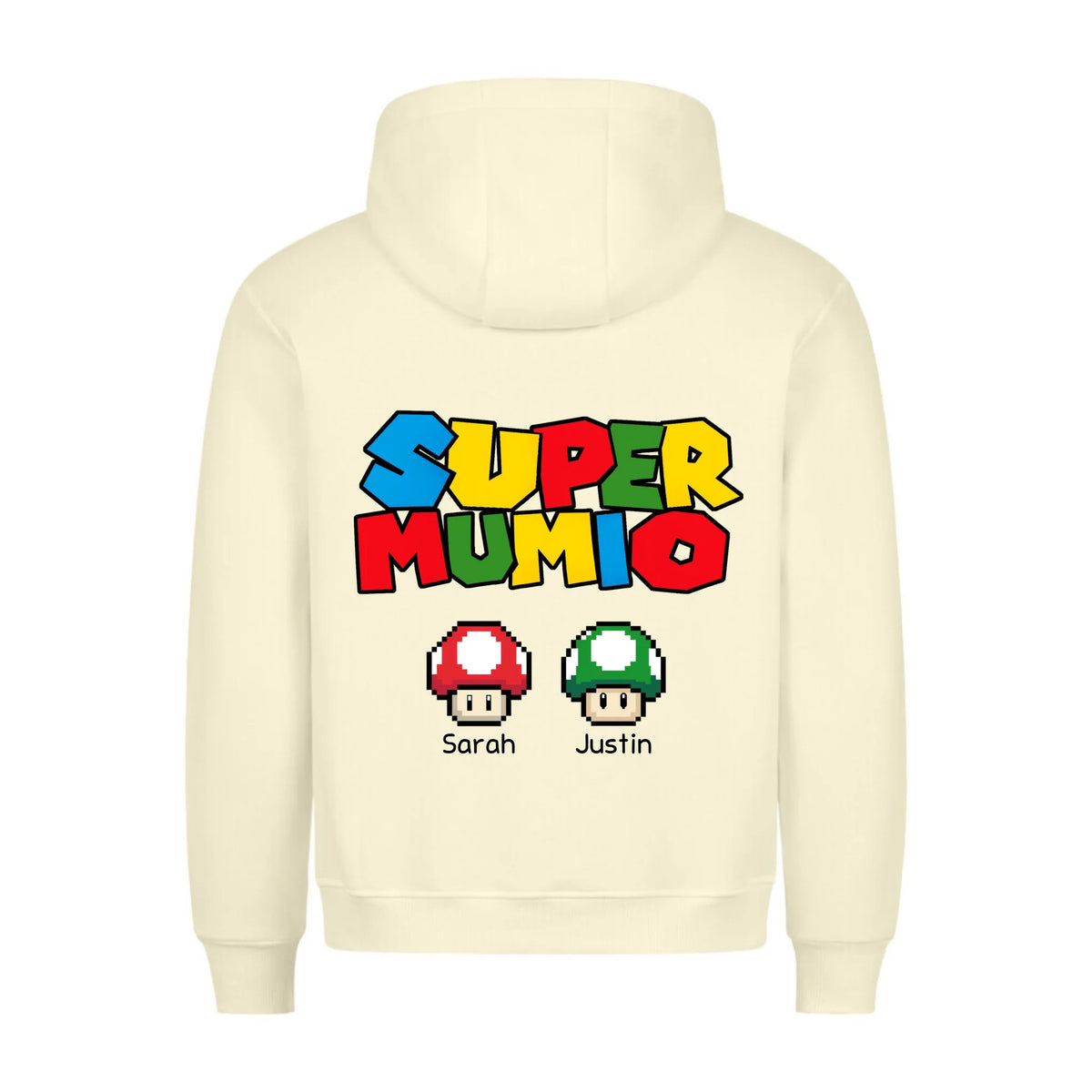 SUPER MUMIO – Personalized Backprint Hoodie