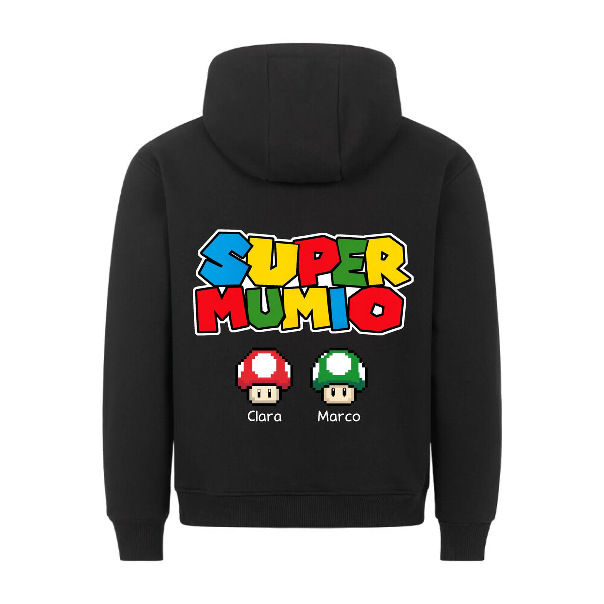 SUPER MUMIO – Personalized Backprint Hoodie