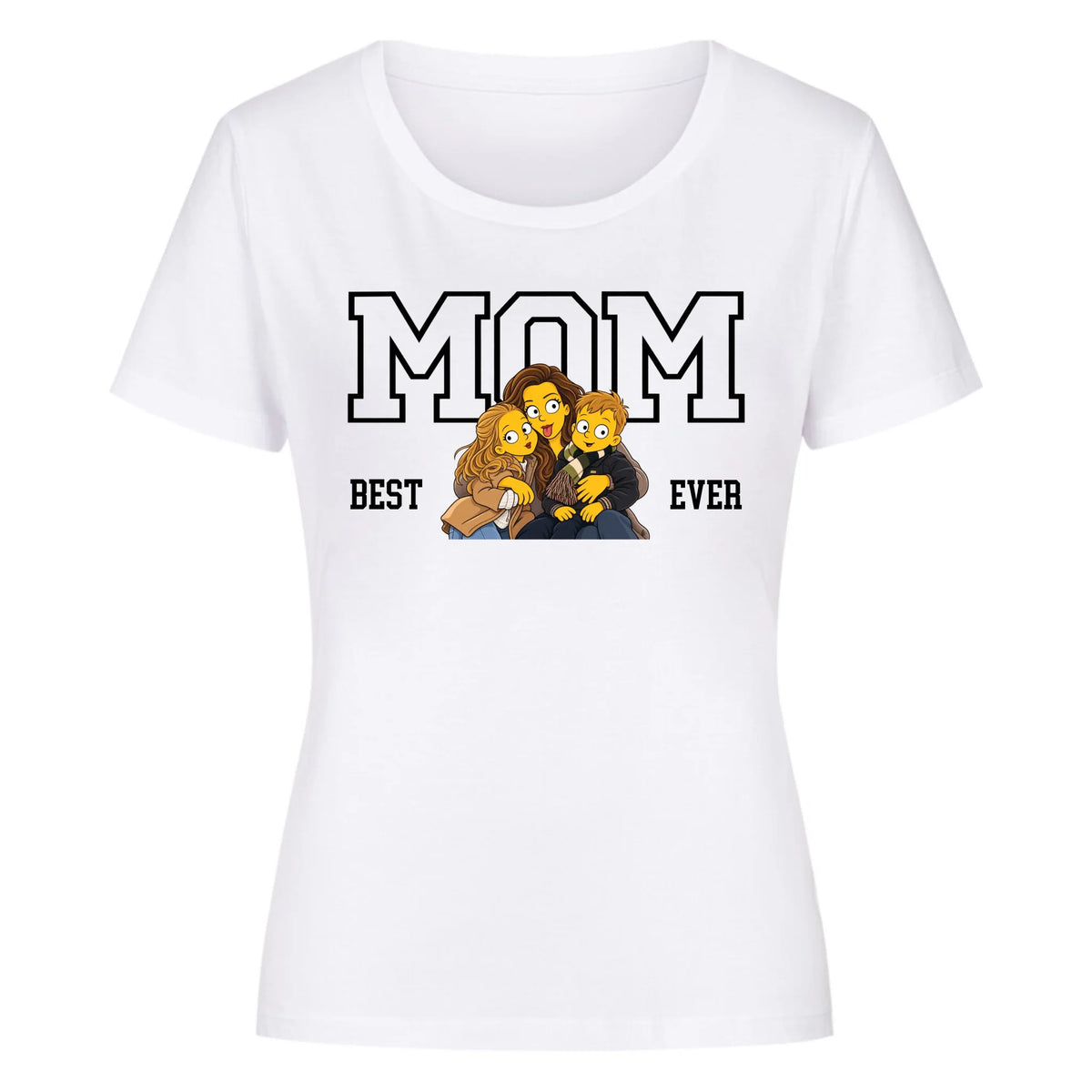 MOM COLLEGE – Personalized Women's T-Shirt US – Marketprint Texas