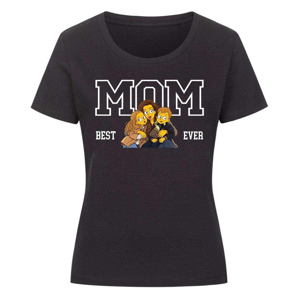 MOM COLLEGE – Personalized Women's T-Shirt US – Marketprint Texas