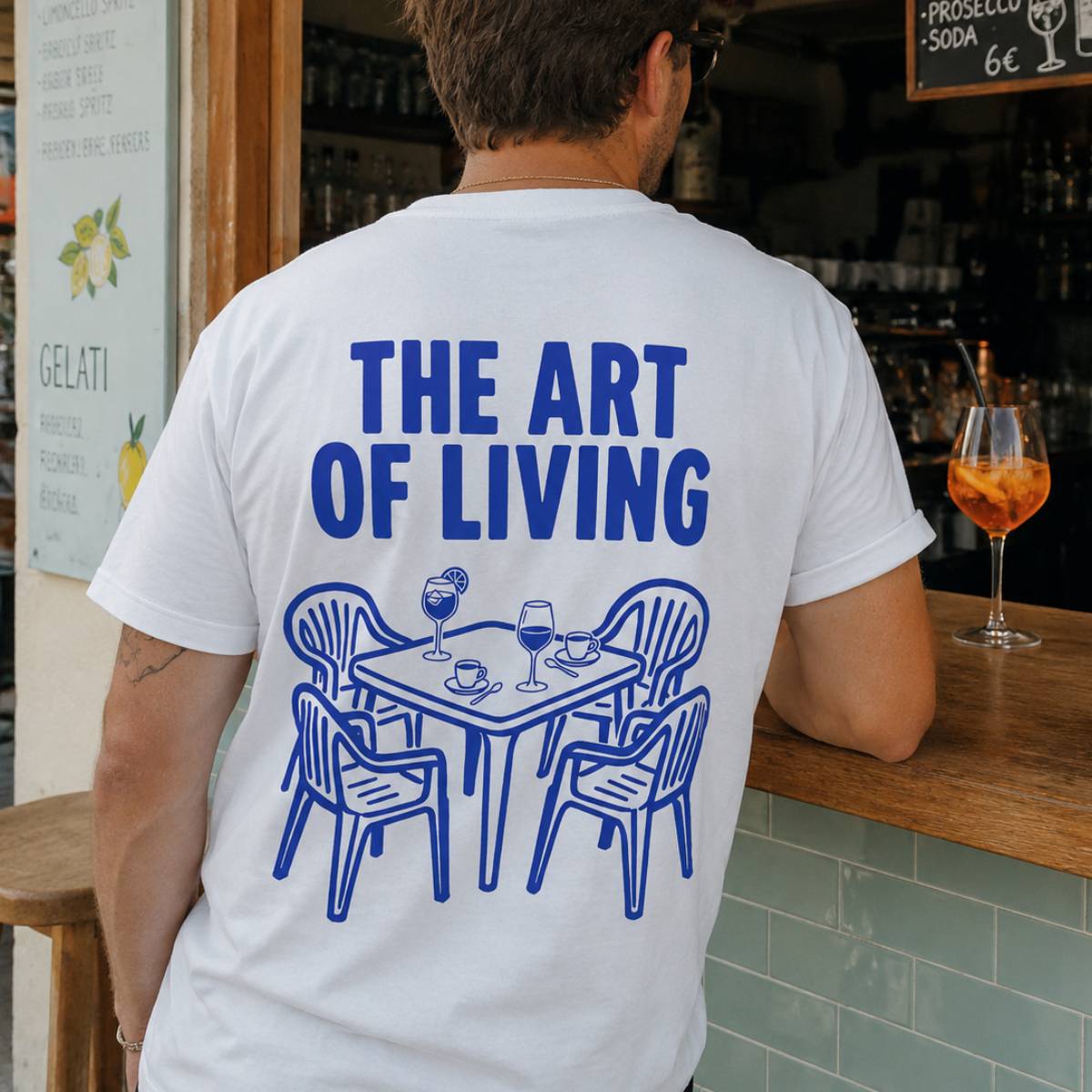 ART OF LIVING - Premium T-Shirt Backprint