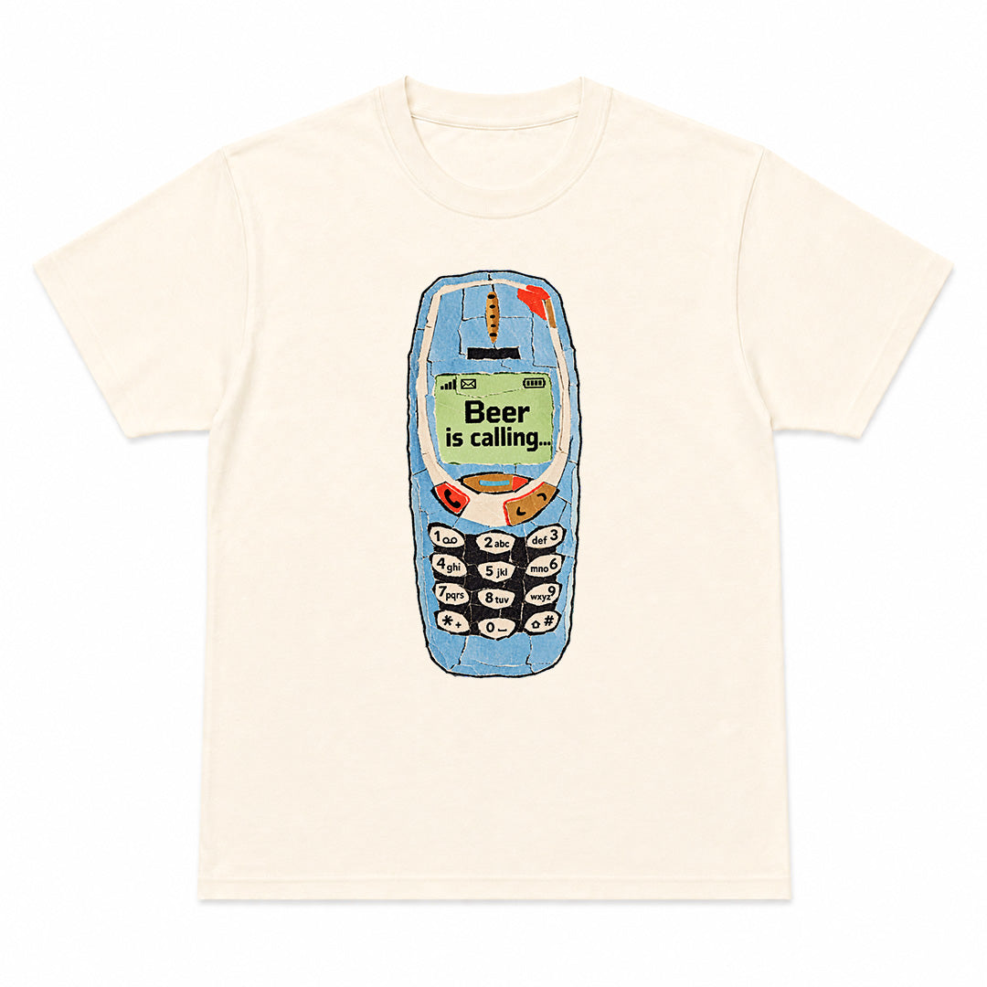BEER IS CALLING - Premium T-Shirt Unisex