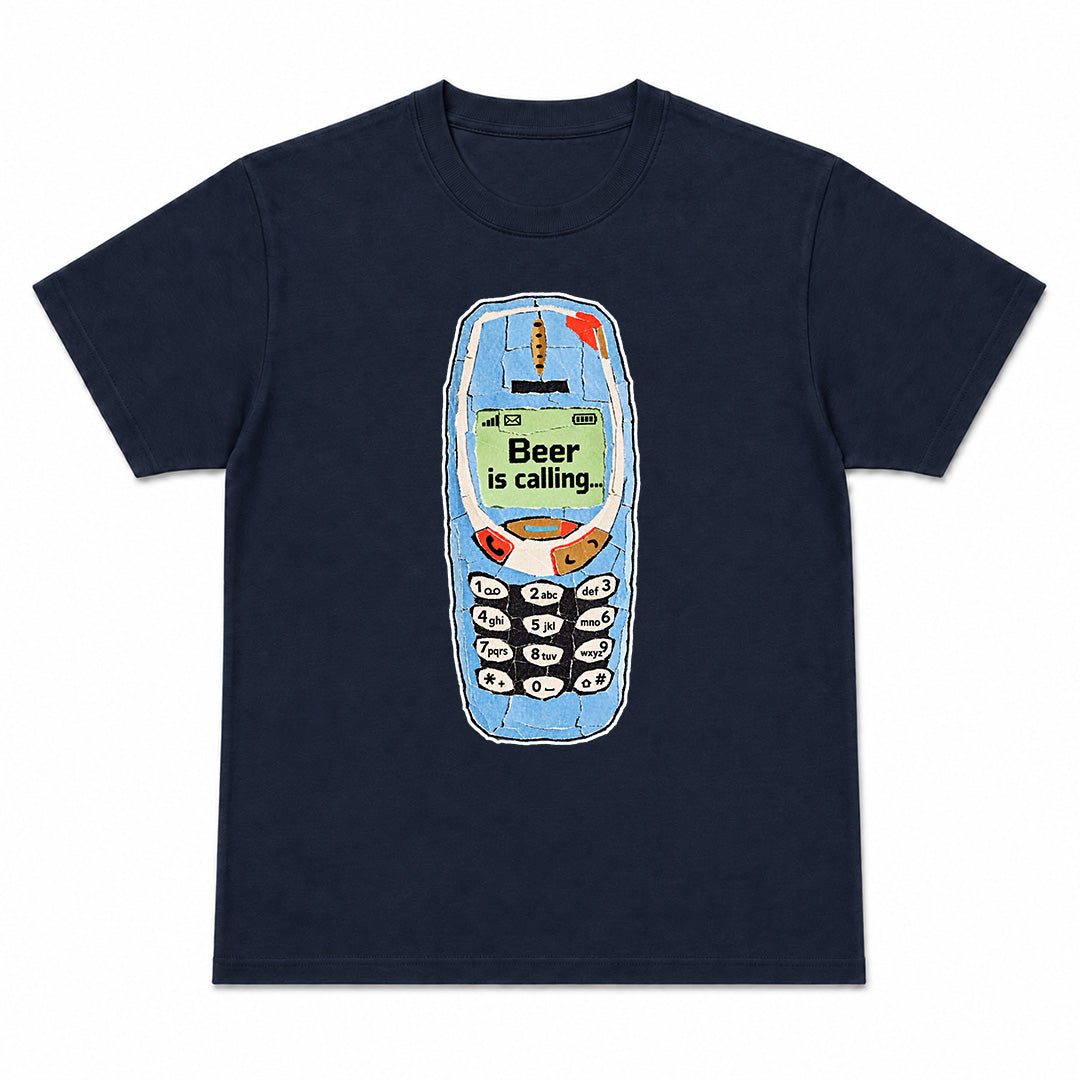 BEER IS CALLING - Premium T-Shirt Unisex