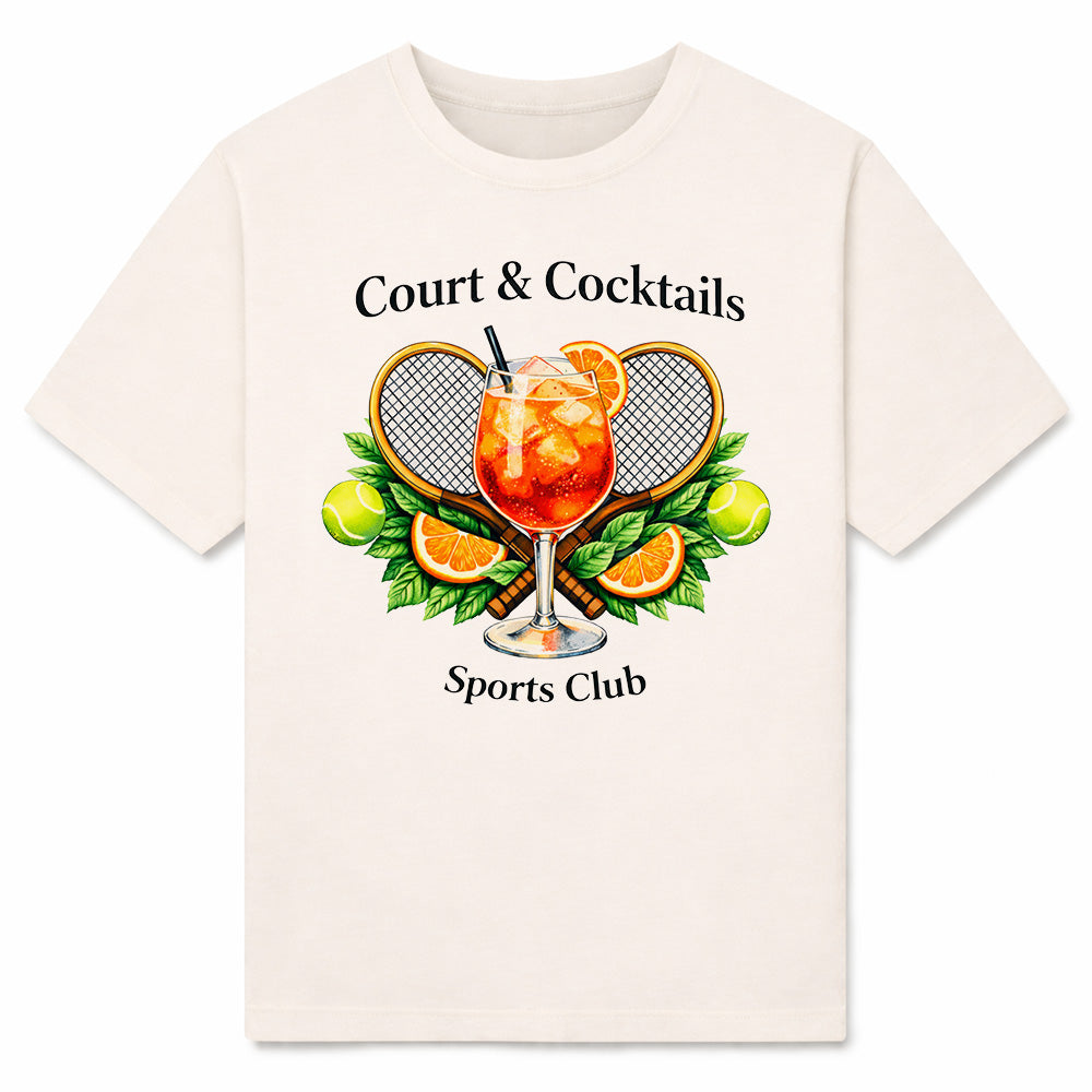 COURT & COCKTAILS - Premium T-Shirt Unisex