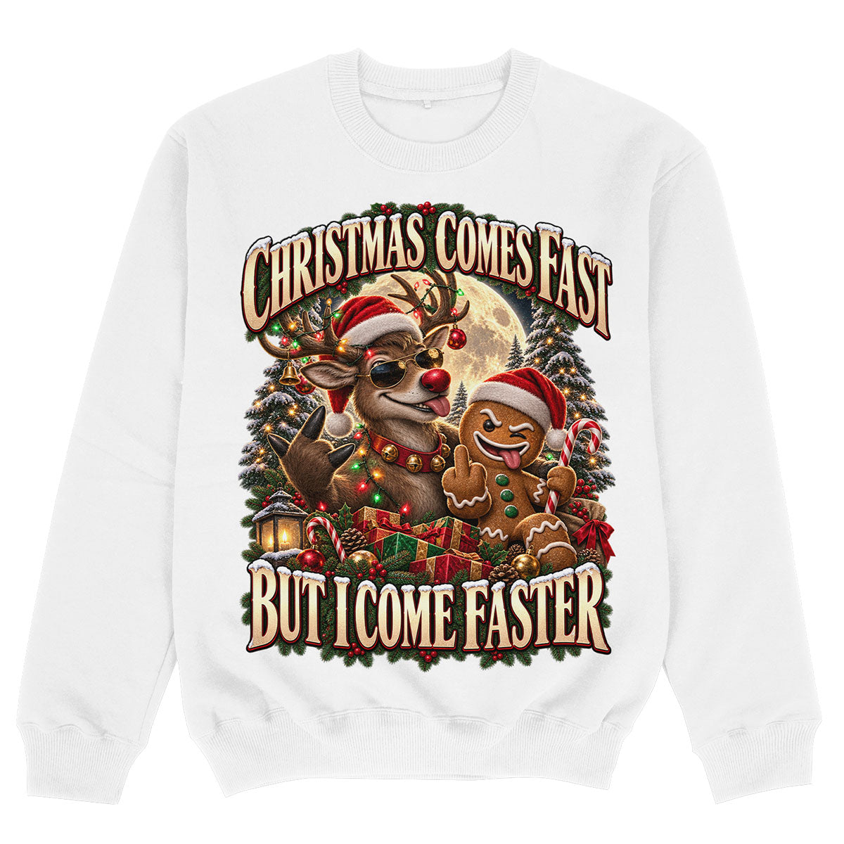 CHRISTMAS COMES FAST - Premium Sweater