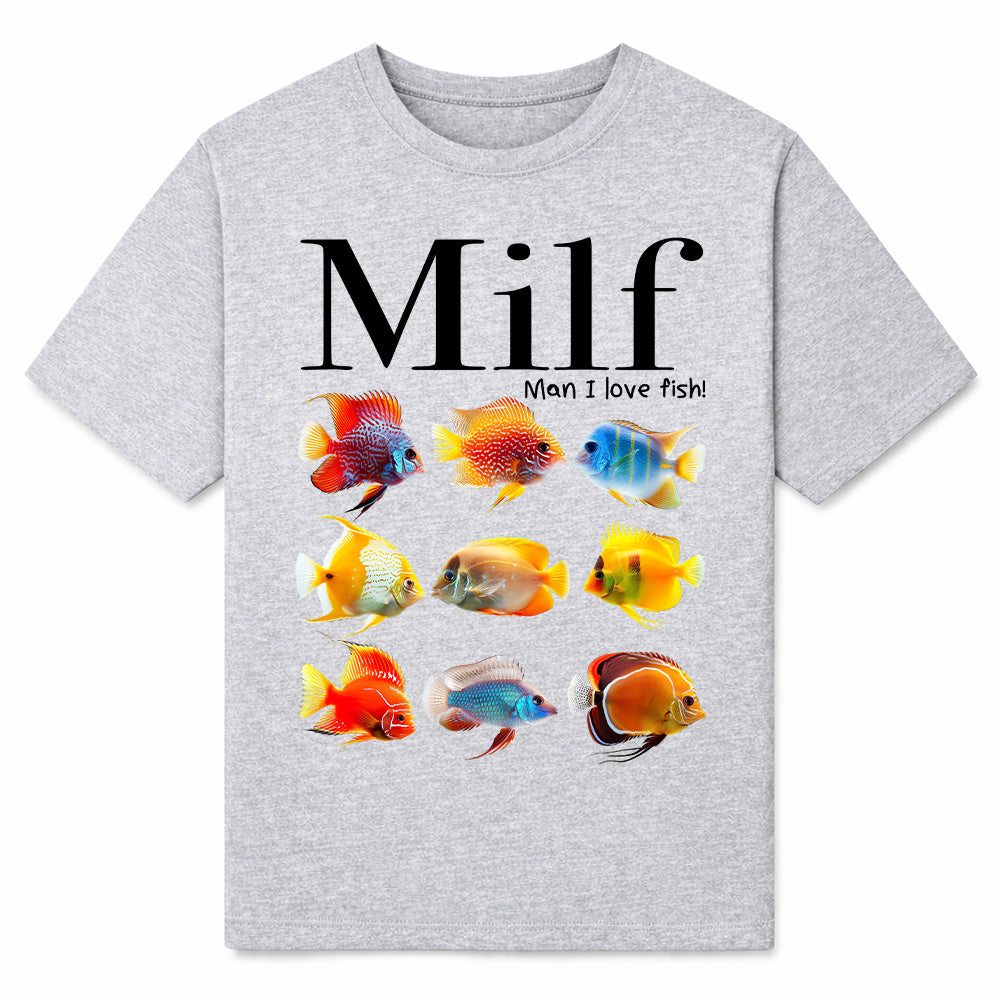 MAN I LOVE FISH - Premium T-Shirt Unisex