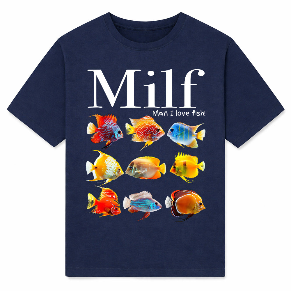MAN I LOVE FISH - Premium T-Shirt Unisex