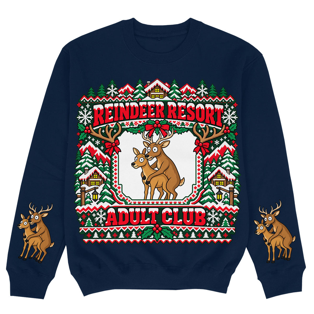 REINDEER RESORT - Premium Sweater