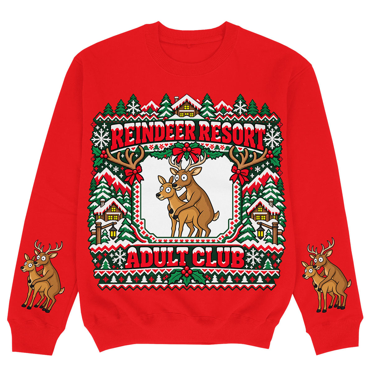 REINDEER RESORT - Premium Sweater