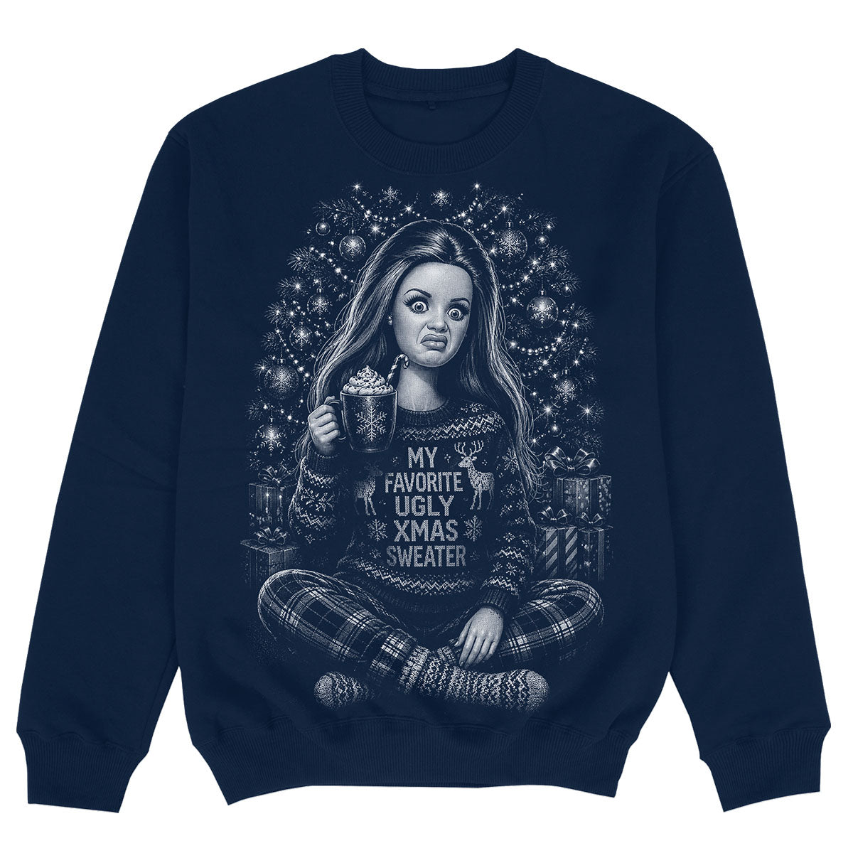 FAVORITE UGLY CHRISTMAS SWEATER - Premium Sweater